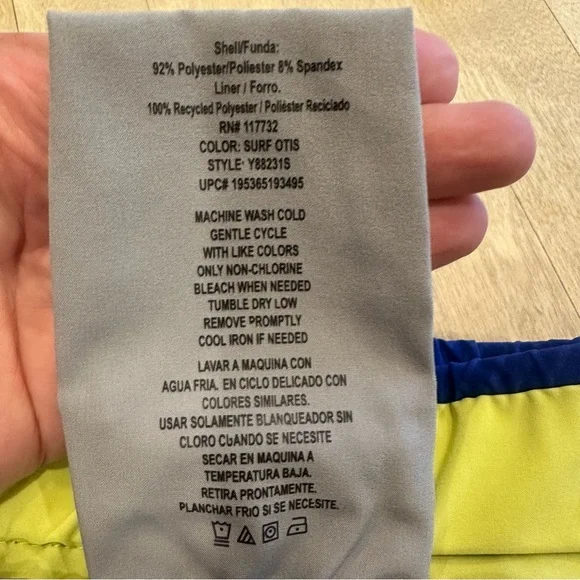 ZeroXposur Men's UPF 50+ Sun Protection Quick Dry Swim Trunks Size L Beach Ocean - Picture 5 of 14